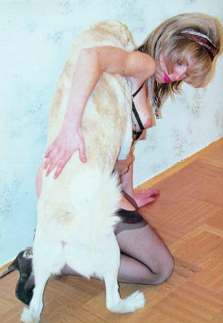 foto de zoofilia - cachorro de pinto duro comendo safada